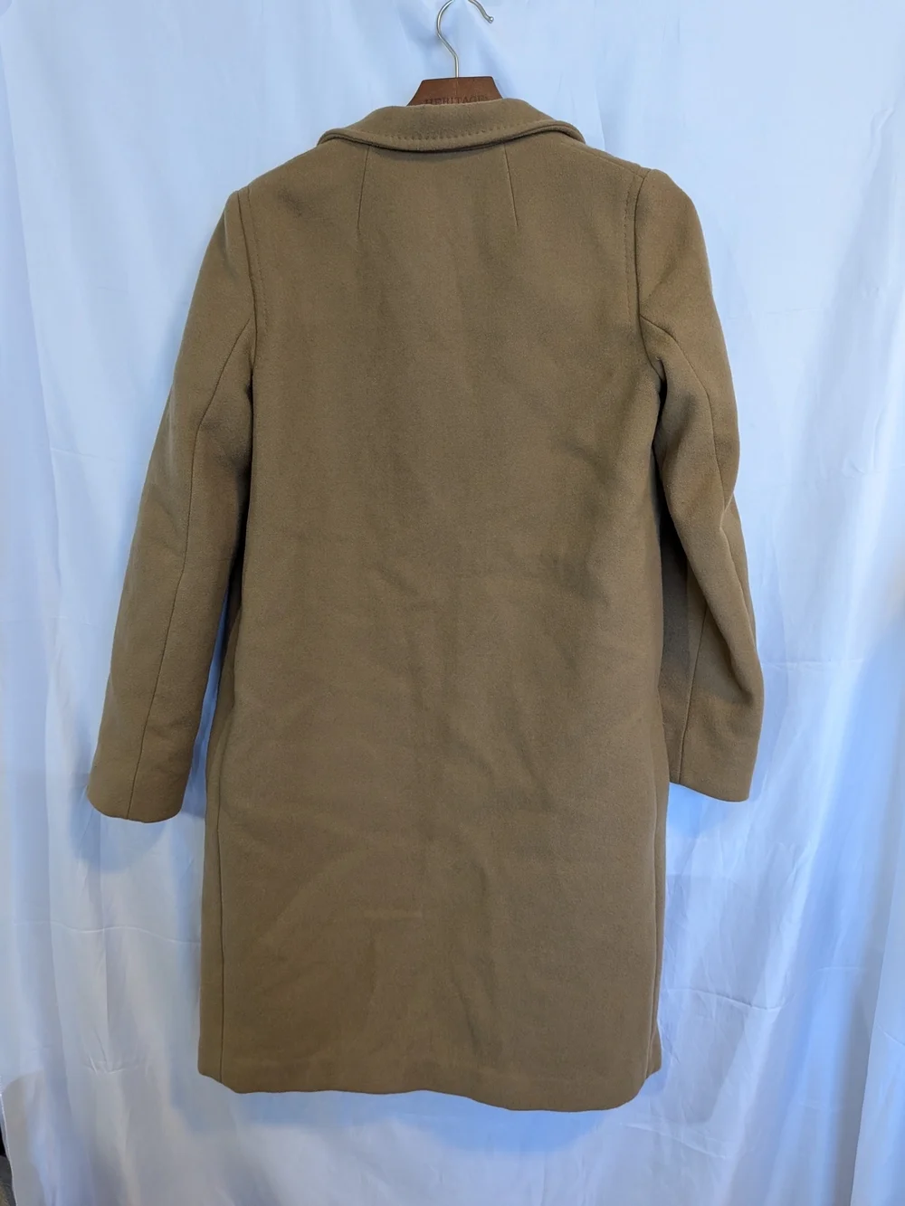 Babaton Aritzia Stedman Virgin Wool Coat - Camel - Size XS